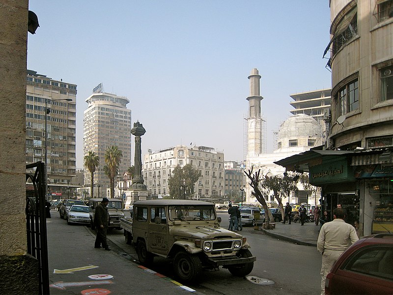 میدان مرجه در مرکز دمشق