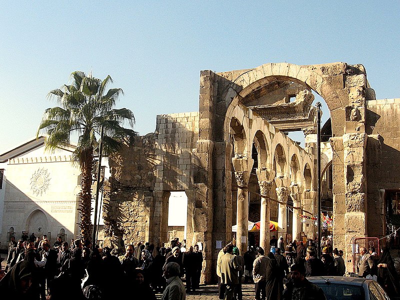 معبد ژوپیتر در بخش قدیمی دمشق
