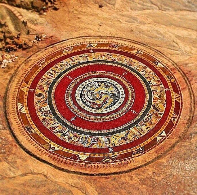 فرش خاکی جزیره هرمز