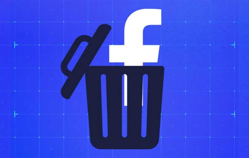 حذف کامل اکانت فیسبوک