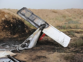 سقوط هواپیمای آموزشی در فرودگاه پیام جان 2نفر را گرفت