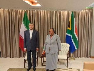 وزیر خارجه ایران و آفریقای جنوبی دیدار کردند