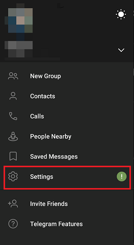 فعال کردن پروکسی تلگرام
