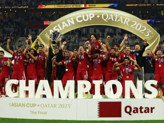 تیم ملی قطر و جشن قهرمانی در جام ملتهای آسیا 2023