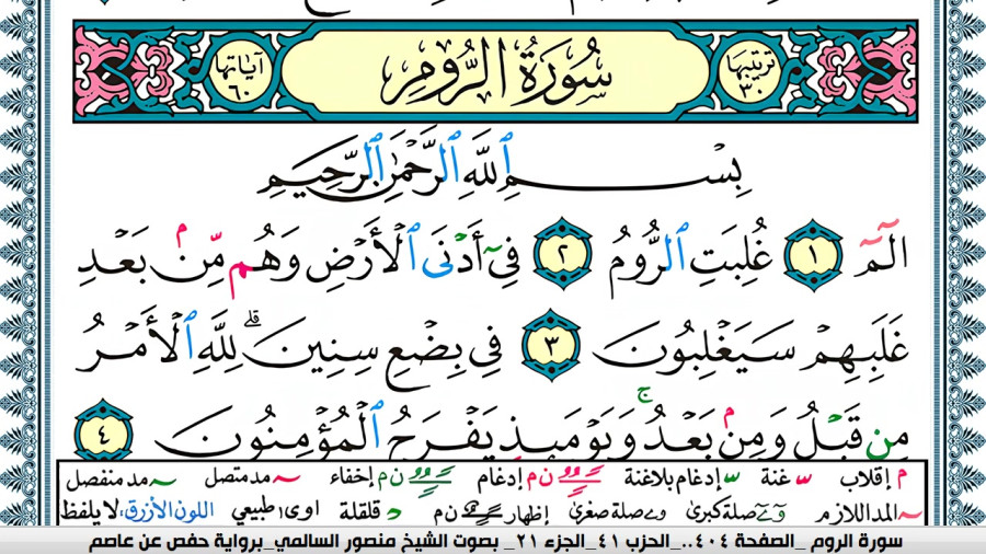 تفسیر سوره الروم