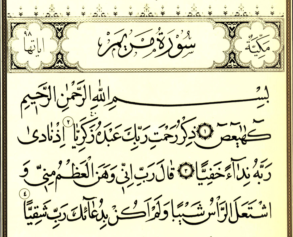 تفسیر سوره مریم
