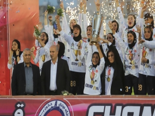 قهرمانی خاتون بم در لیگ برتر فوتبال بانوان