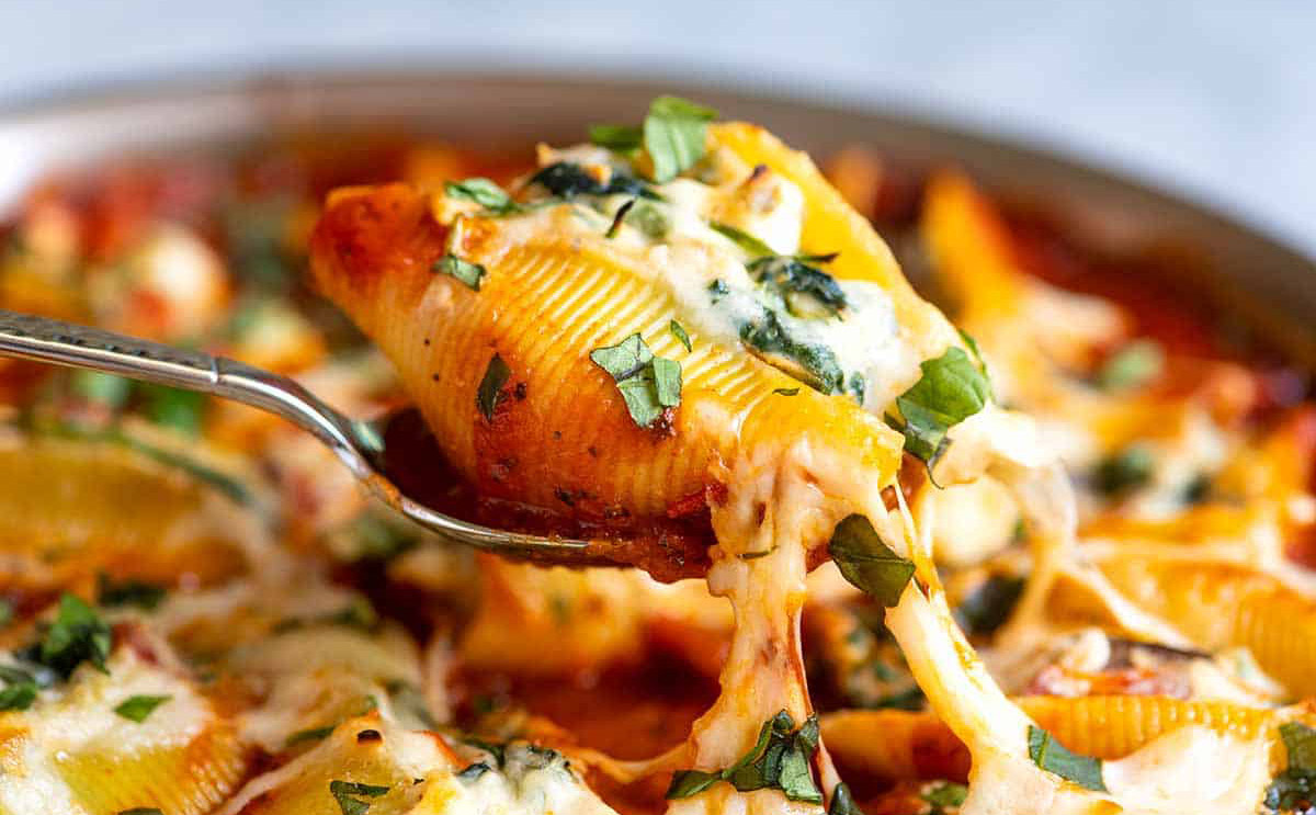 طرز تهیه جامبو شلز به روش های مختلف