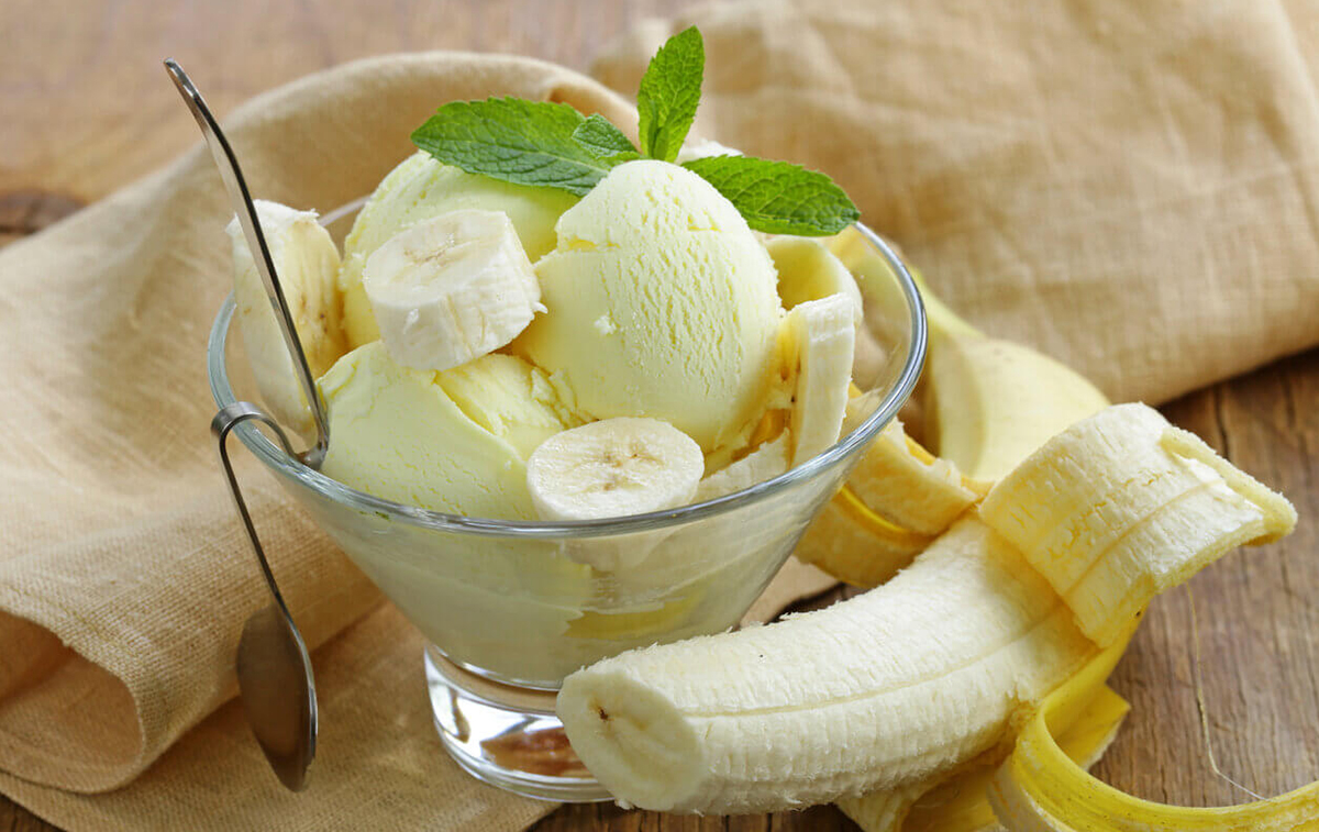 بستنی با موز