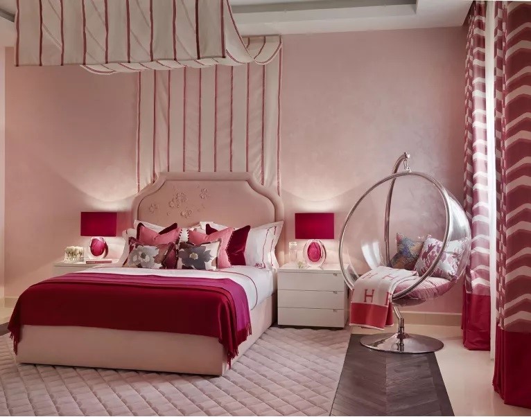 طرح اتاق خواب برای دختران
