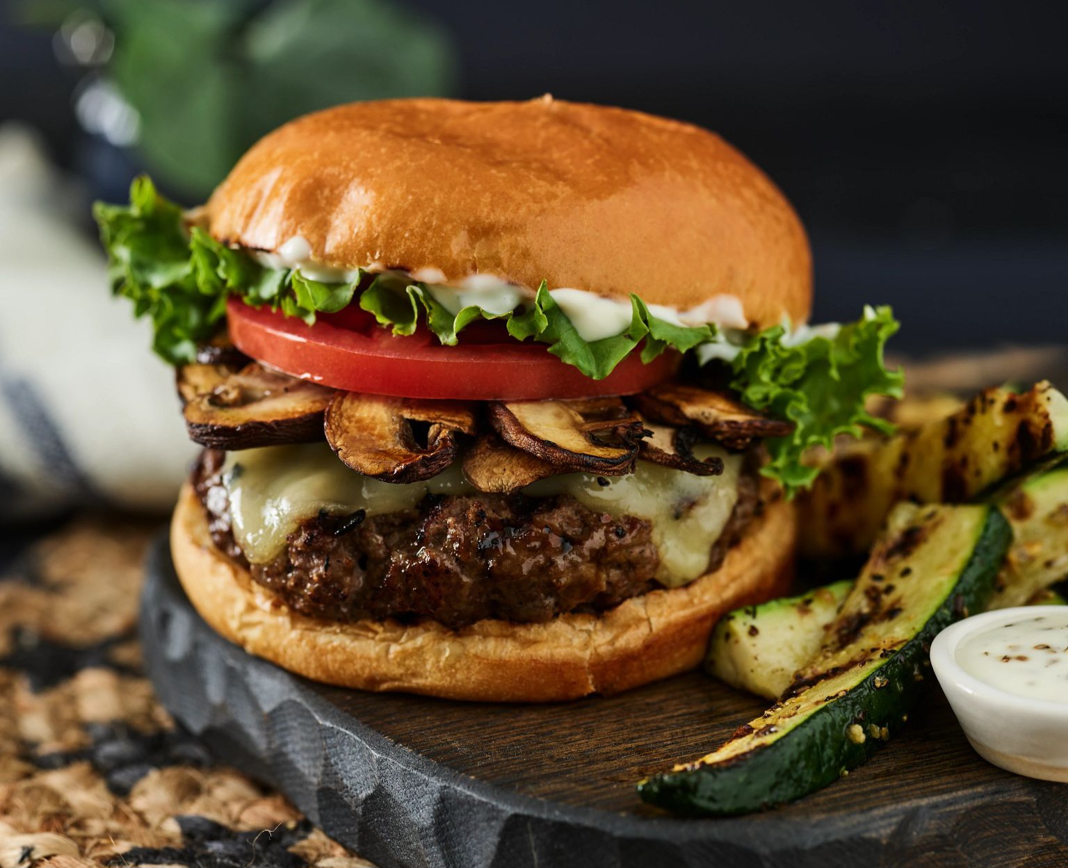 طرز تهیه ماشروم برگر