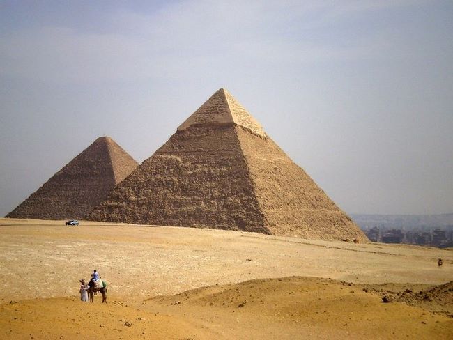 The pyramid of Khephren The pyramid of Khephren