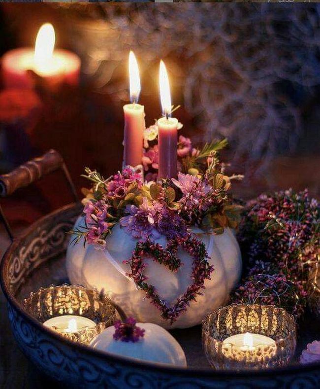 تصویر شمع آرایی و گل آرایی