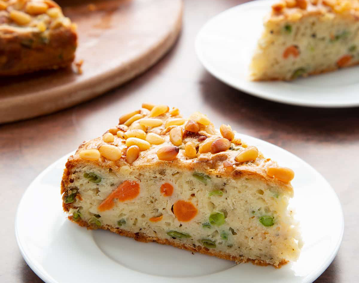 کیک سبزیجات