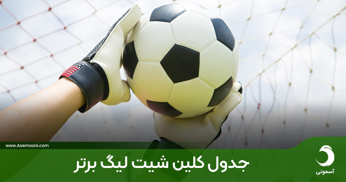 جدول کلین شیت لیگ برتر 1404- 1403