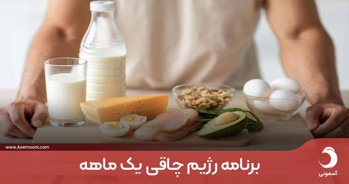  برنامه رژیم چاقی یک ماهه رایگان (بهترین برنامه افزایش وزن)