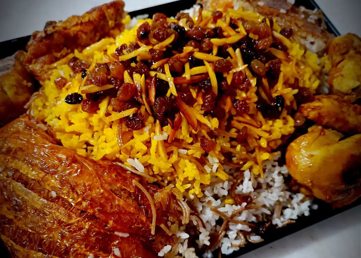 رشته پلو مجلسی رشته پلو مجلسی