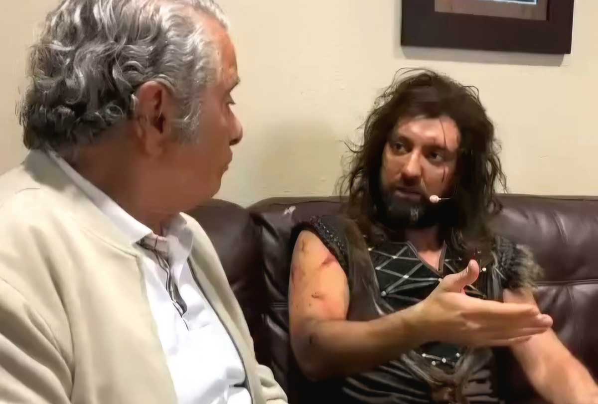 دیدار بهرام رادان و نوید محمدزاده با بهروز وثوقی در آمریکا