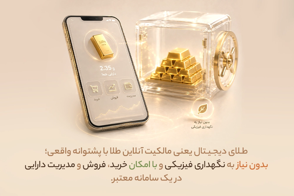 طلای دیجیتال چگونه نگهداری میشود؟ طلای دیجیتال چگونه نگهداری میشود؟