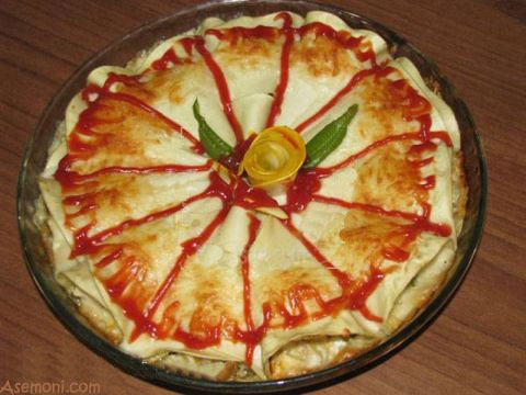 لازانیای قیفی