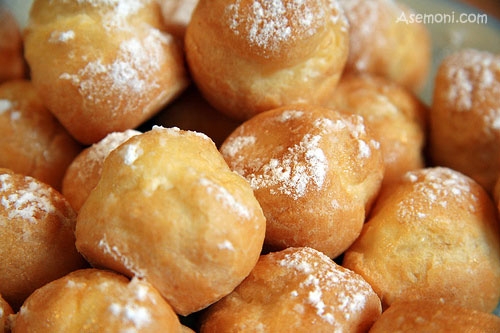 نان خامه ای خانگی