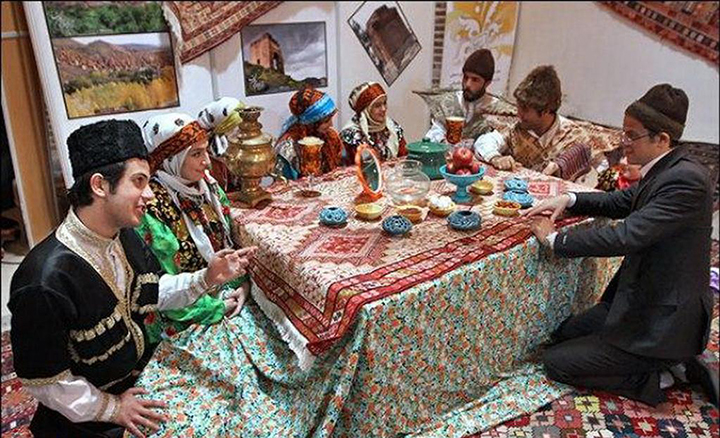 پوشش محلی زنان و مردان استان زنجان