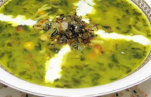 آش سبزی شیرازی