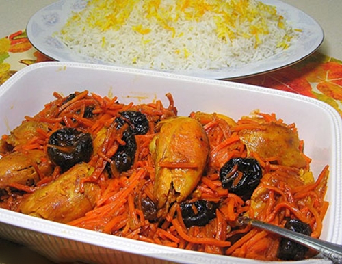خورش آلو هویج
