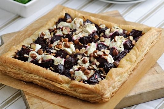 تارت گردو و فندق