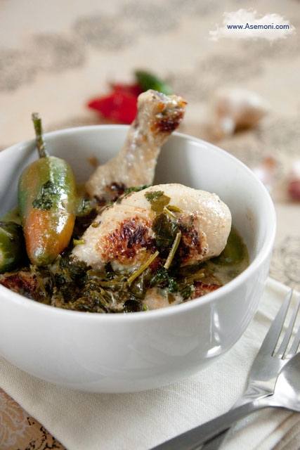 خورش مرغ هندی با ماست