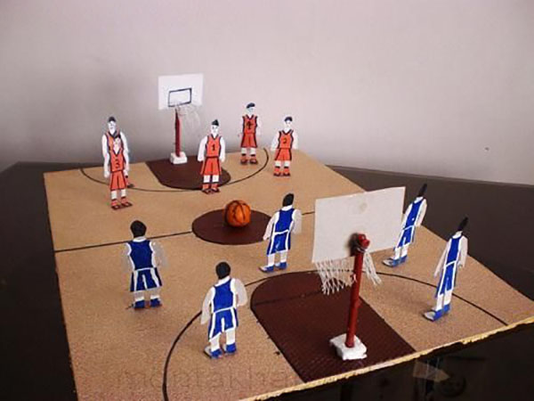 نمونه ماکت ورزشی بسکتبال