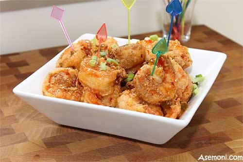 طرز پخت میگو