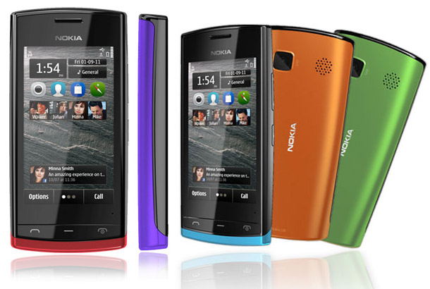 nokia-500-in-red-blue-green-orange-colors
