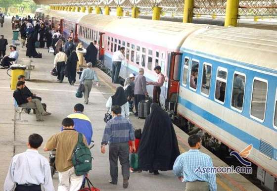 عکس قطارهای مسافربری ایران