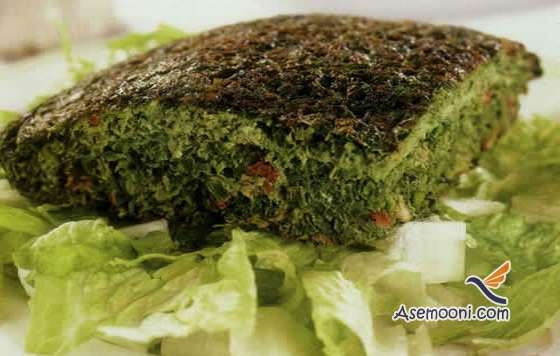 طرز تهیه کوکوسبزی در فر