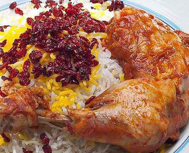 طرز تهیه زرشک پلو با مرغ نذری