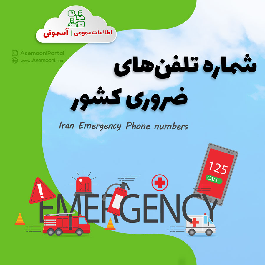 شماره تلفن های ضروری کشور - nec num