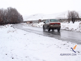 بارش برف و باران در محورهای 4 استان