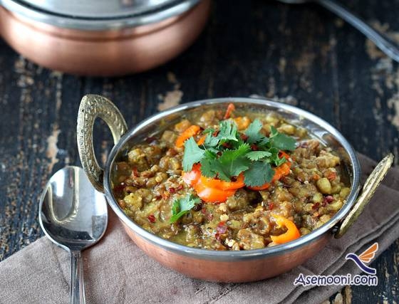 طرز تهیه خورش لوبیا و عدس