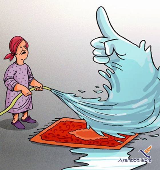 cleaning house caricature(4)
