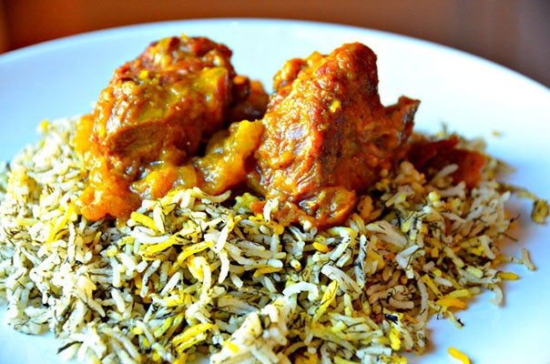 چلو گوشت ایرانی