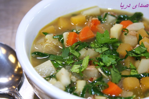 سوپ سبزیجات مخلوط
