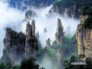عجیب ترین کوهستان دنیا (تیانزی)