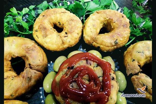 طرز تهیه رولت لذیذ مرغ حلقه ایی