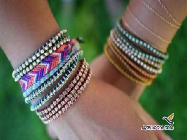 ساخت دستبند های دخترانه شیک