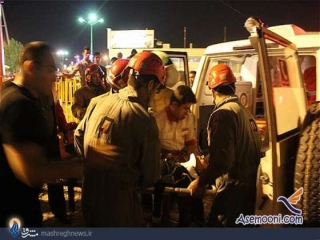 وقوع حادثه برای 3 دختر جوان در پارک ارم