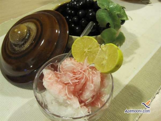 طرز تهیه فالوده رشته ای در خانه طرز تهیه فالوده رشته ای در خانه