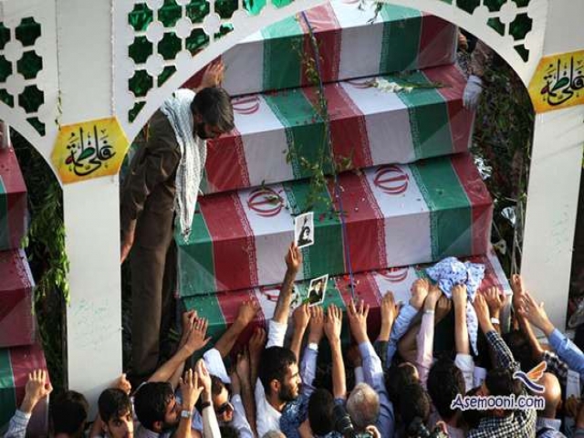 مراسم تشییع و بزرگداشت 175 شهید غواص