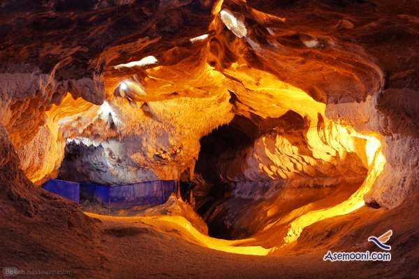 آشنایی با غار بسیار زیبا کتله خور واقع در استان زنجان