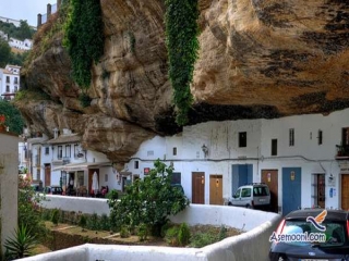 شهری در اسپانیا که زیر صخره ساخته شده است